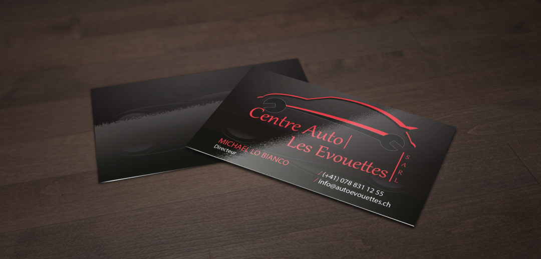 Centre Auto Les Evouettes’ Business cards