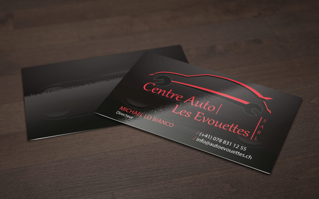 Centre Auto Les Evouettes’ Business cards